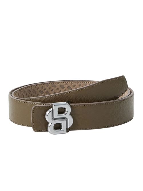 Cintura tortora in pelle Hugo Boss | 50542198261
